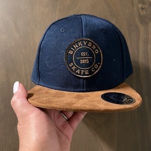 Binky bro snap back hat for infants